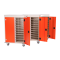Laptopkar 20 vaks (wit/oranje)